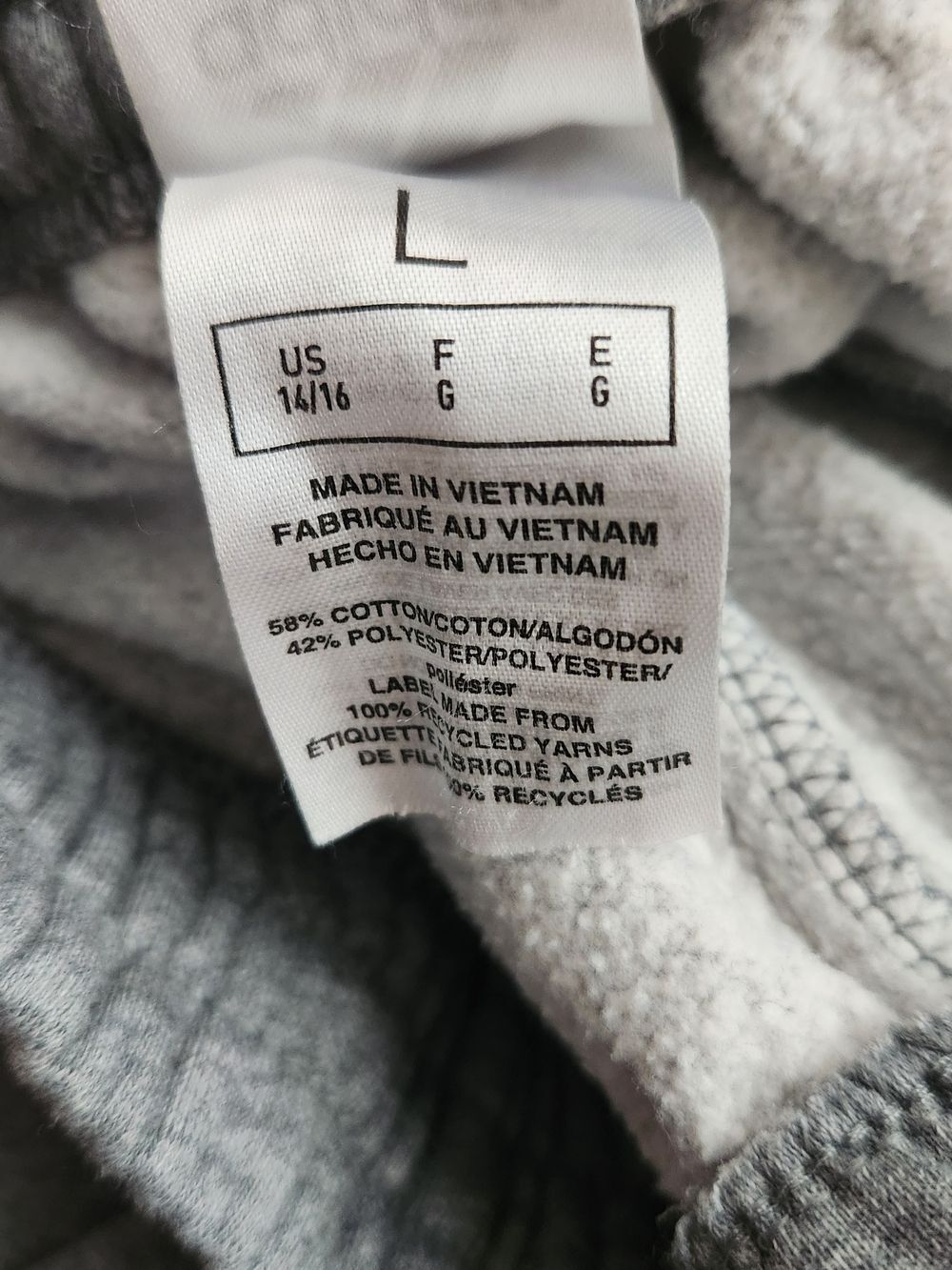 Adidas Kids'/Boys' Grey Logo Jogger Sweatpants W/ Pockets, Large (10/12) - Picture 7 of 9